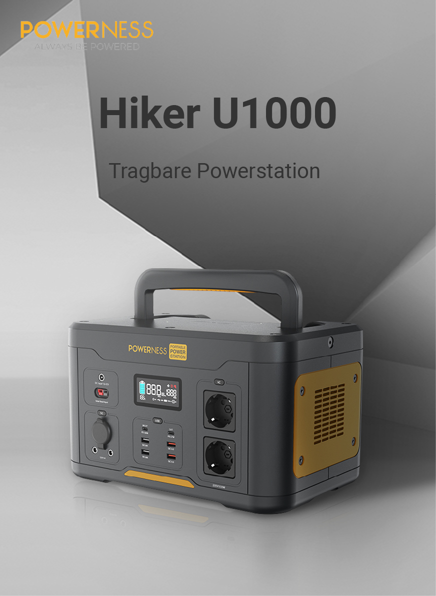 Powerness Hiker U1000 Tragbare Powerstation
