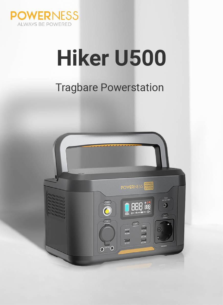 Powerness Hiker U500 Tragbare Powerstation